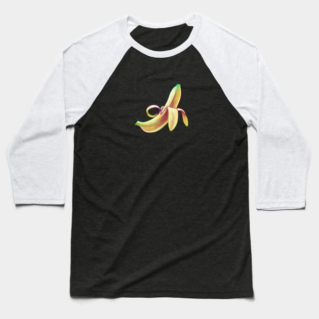 BANANA IN A BANANA Baseball T-Shirt by ADAMLAWLESS